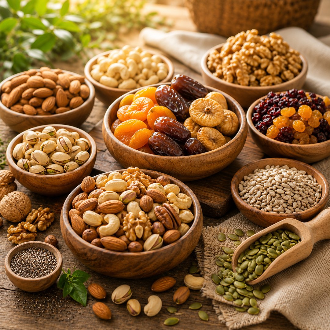 Nuts, Seeds and Dry Fruits